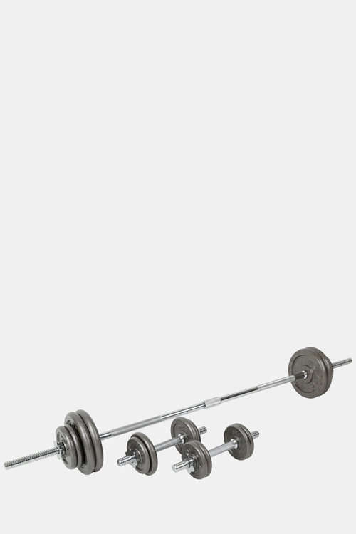 50kg Barbell Set (Black)