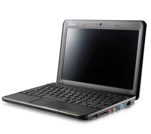 MSI Wind U100 Netbook - Intel Atom 1.6GHz 2GB RAM 160GB HDD