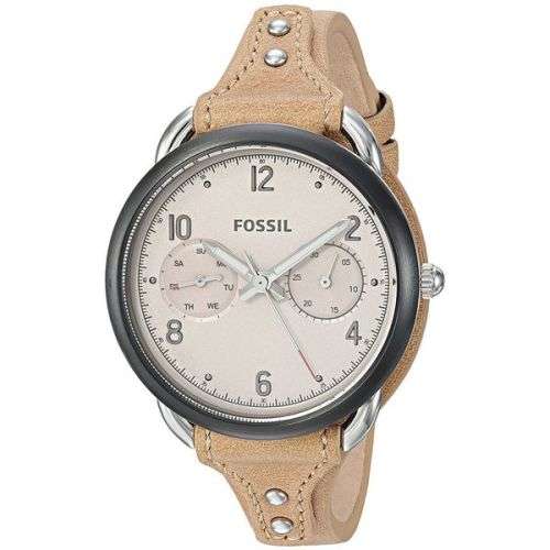 Fossil Tailor Beige Dial Ladies Watch