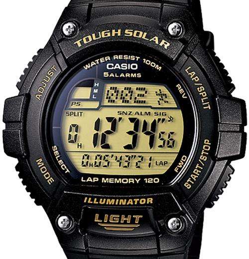 Brand New Casio Solar-Powered 100M WR Watch ** Alarms ** Auto Calendar ** In-Stock **