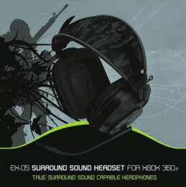 GIOTECK EX-05 MILITARY STYLE GAMING HEADSET FOR Xbox 360