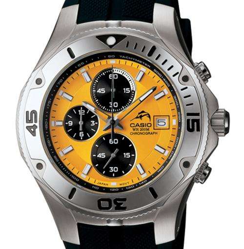 CASIO DURO 200M Marlin Diver Chronograph Anti-Reverse Bezel Sports Watch ** BRAND NEW **