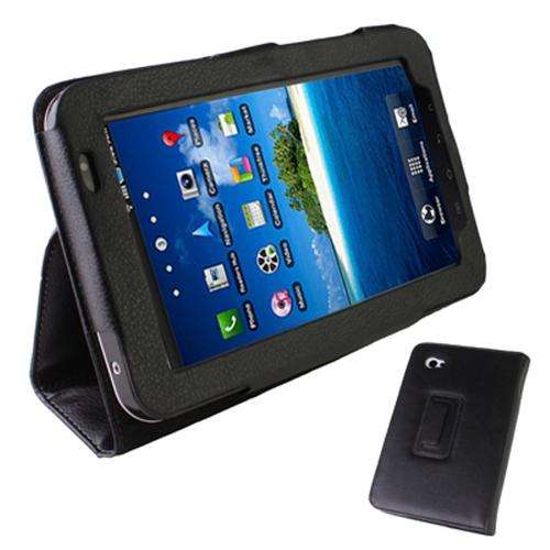 Leather Case for Samsung Galaxy Tab + Anti-Glare Screen Protector ** Brand New **