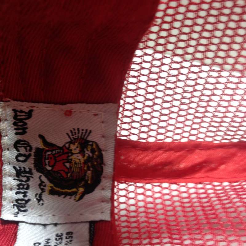 Authentic Ed Hardy NWT Y2K Trucker Style Hat - Red Glitter Rhinestone Dragon Design