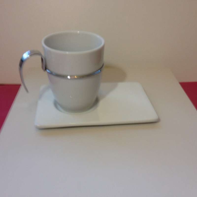 Porcelain Cup Holder/Saucer