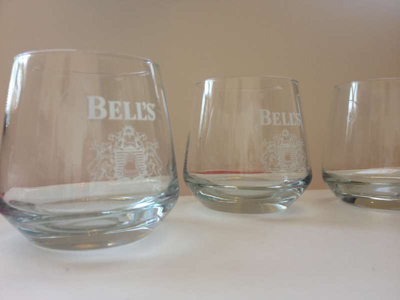 4 x Bell`s Scotch Whiskey Tumblers - Limited Edition
