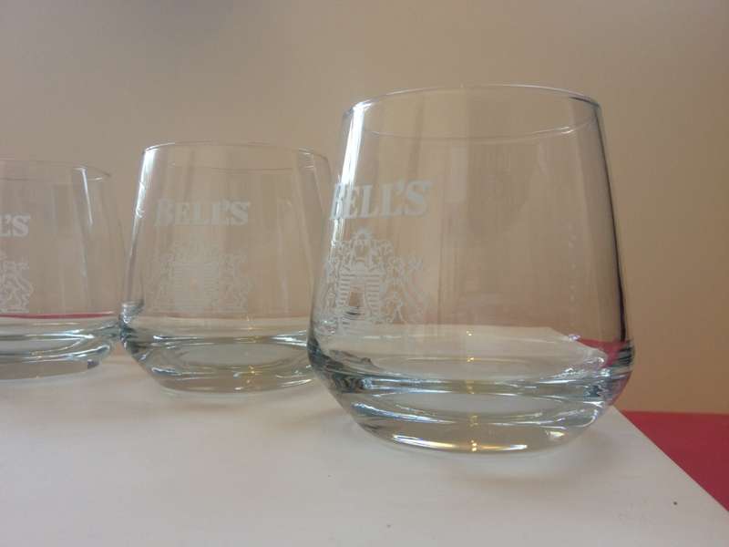 4 x Bell`s Scotch Whiskey Tumblers - Limited Edition