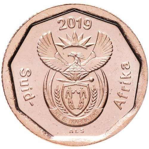 10 x South African Unique 2019 10c coins - Legend in Afrikaans - `SUID-AFRIKA`