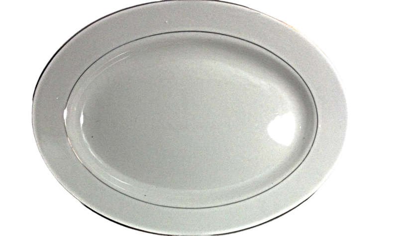 30cm Serving Platter from the Classic Gold Series by Tienshan
