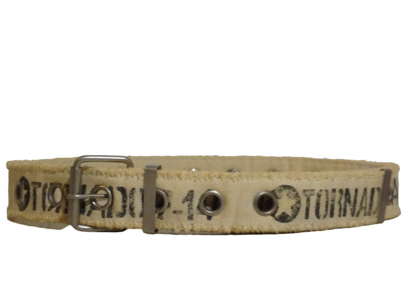 Vintage Tornado F-14 Canvas Adjustable Belt