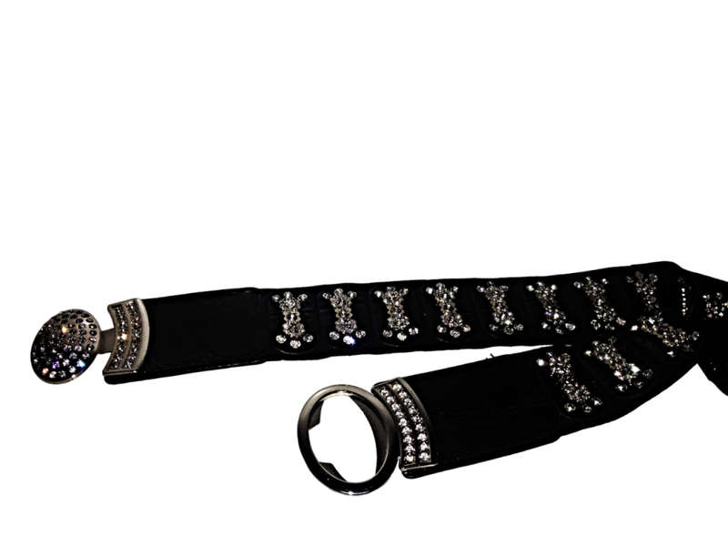Vintage Diamante Elastane Belt