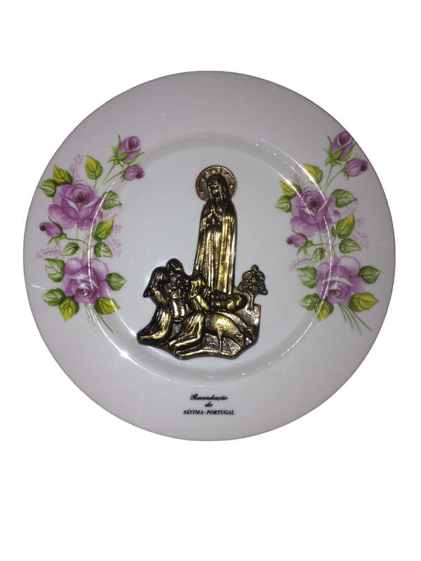 Our Lady of Fatima - Stunning Plate from Portugal