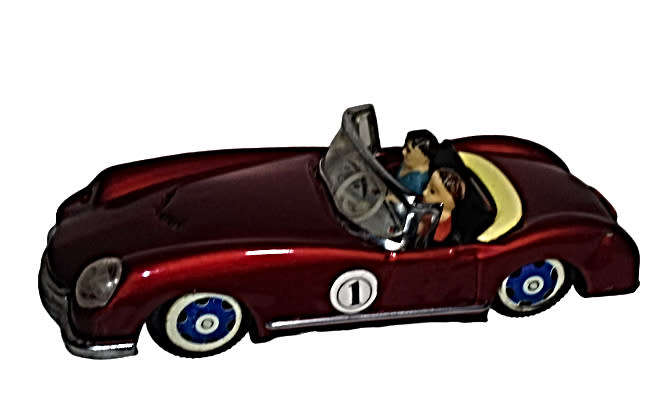 Classic Red Vintage Voiture Racing Car