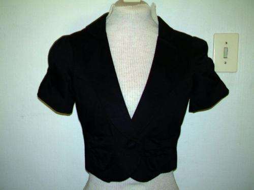 YDE SHORT BLACK SUMMER JACKET SIZE MEDIUM