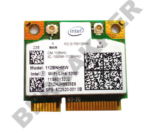 Intel Centrino Wireless-N 1000 b/g/n 112BNHMW 300Mbps Wireless Half Mini Card