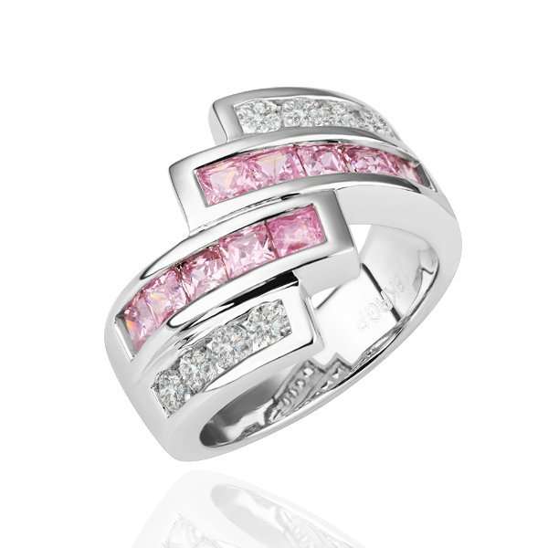 Fashion Jewelry Beautiful 18K White GOLD PLATED RING!!