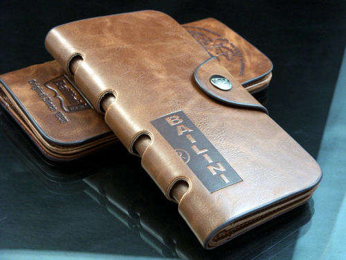 Mens High Quality Long Leather Wallet