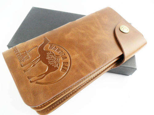 Mens High Quality  Leather Long Wallet
