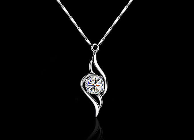 Fashion Jewelry Beautiful 18K White GOLD PLATED Necklaces !