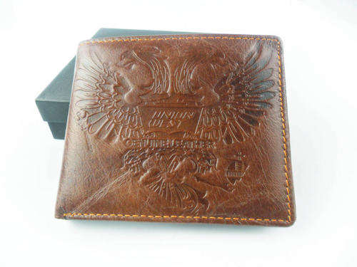 Fashion Men's Pockets Card Holder Bifold Purse Genuine Cow Leather Wallet