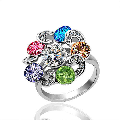 Fashion Jewelry Beautiful 18K GOLD PLATED RING!! Size 8