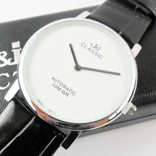 Fashion Jewelry **J&I COLLECTION Very Thin Quartz Men's Watch