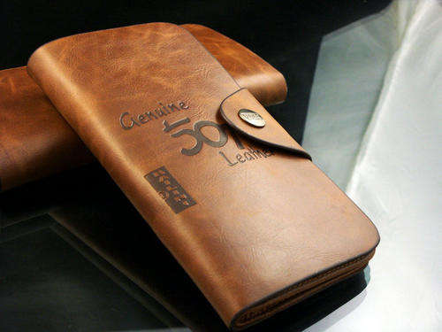 Hot Deals !!! Special Mens High Quality  Leather Long Wallet