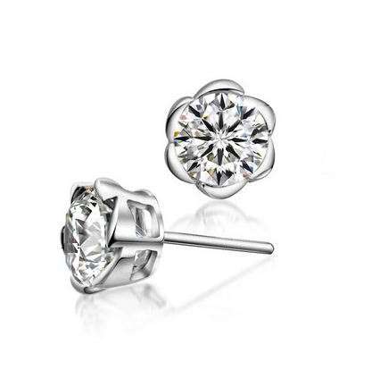 Fashion Jewelry Beautiful Gold Plated Earring With 30% Silver