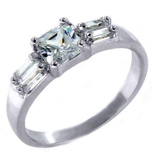 Fashion Jewelry Beautiful 5stone Round Brilliant Cut 18K GOLD PLATED RING!! Size 8#