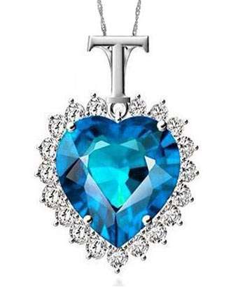 Fashion Jewelry Beautiful  Heart Of The Ocean  Gold Plated Necklaces !