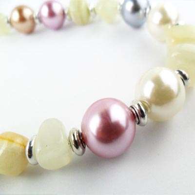 Fashion Jewelry Beautiful Pearl Stone Necklace