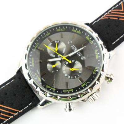 Stylish and Large Metal Case  Men's Watch