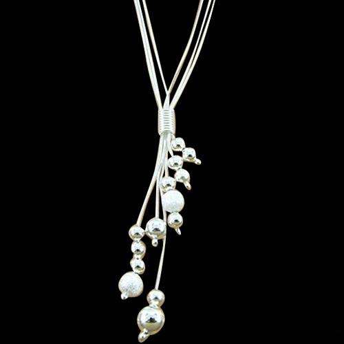Fashion Jewelry Beautiful 925 Steel Silver Plated Necklaces !