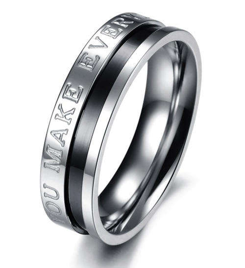 100% Quality Fashion Jewelry Men's Stainless Steel Ring !! Size 11#