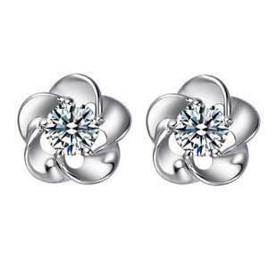 Fashion Jewelry Beautiful  Gold Plated Earring With 30% Silver