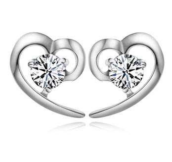 Fashion Jewelry Beautiful Gold Plated Earring With 30% Silver