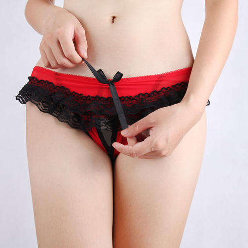 New Style Sexy Women Lace Panties Underwear Red Color