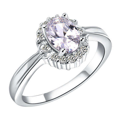 Fashion Jewelry Beautiful 18k Gold Plated Ring Size 8#