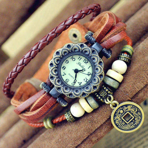 Hot Seller !!! -- European Fashion Genuine Leather Lady's Watch