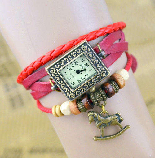 Hot Seller !!! -- European Fashion Genuine Leather Lady's Watch
