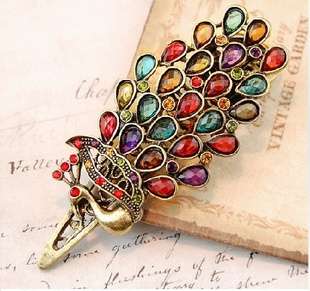 Fashion Jewelry Beautiful Retro Peacock Hairpin
