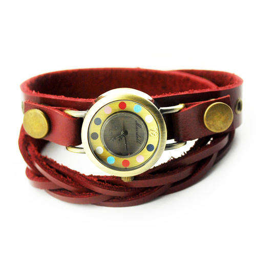 Hot Seller !!! -- European Fashion Genuine Leather Lady's Watch
