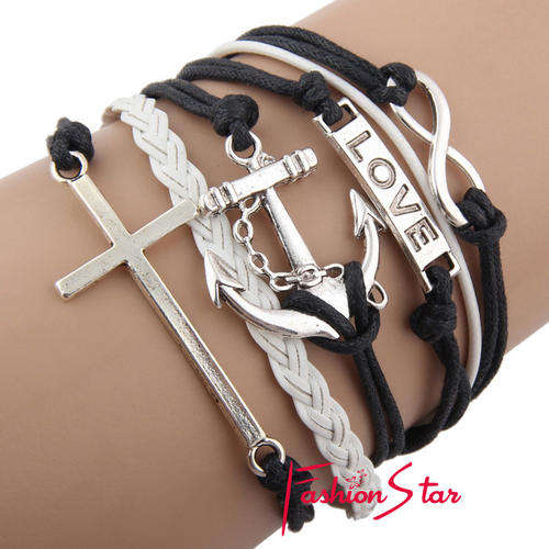 Hot Seller !!! -- European Fashion Leather Bracelet