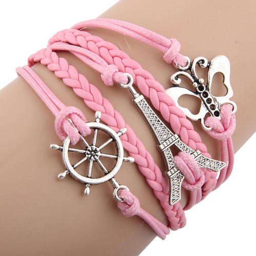 Hot Seller !!! -- European Fashion Lady's Leather Bracelet