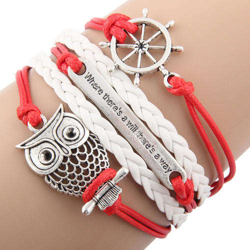 Hot Seller !!! -- European Fashion Lady's Leather Bracelet
