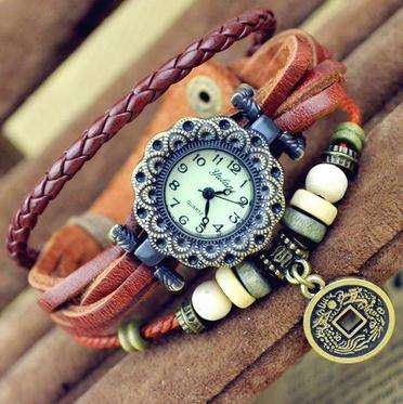 Hot Seller !!! -- European Fashion Genuine Leather Lady's Watch