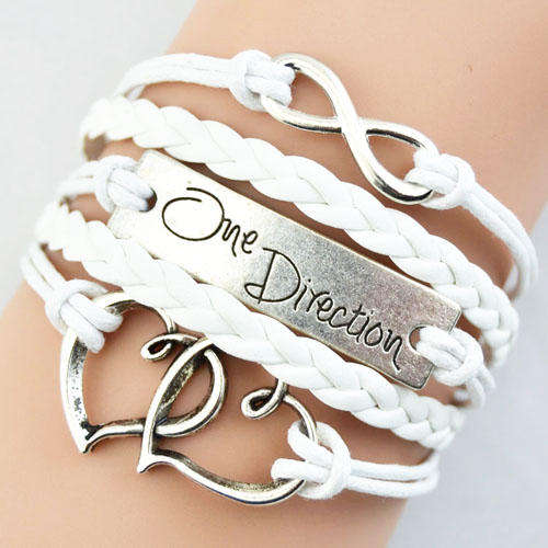 Hot Seller !!! -- European Fashion Infinity Leather Bracelet