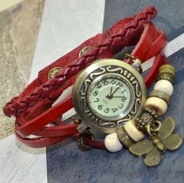 Hot Seller !!! -- European Fashion Genuine Leather Lady's Watch