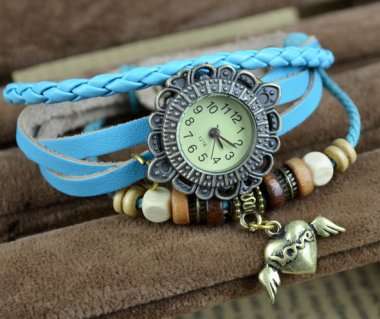 Hot Seller !!! -- European Fashion PU Leather Lady's Watch