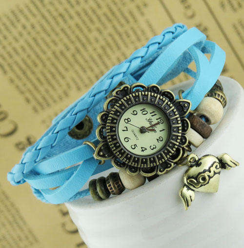 Hot Seller !!! -- European Fashion PU Leather Lady's Watch